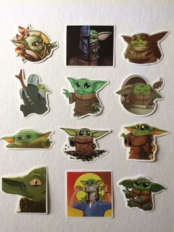 Mandaldrian Stickers