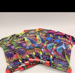 Pokemon Mega Evolution Phantasmal Flames 6x Sleeved Booster Pack Random Art Set