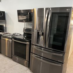 LG Kitchen Set – Black Stainless Steel