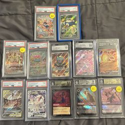 Graded cards pokemon lorcana psa cgc tag becket