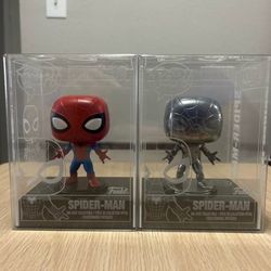 Spider-Man Die Cast Funko Pop set