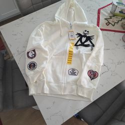 BRAND NEW W/TAGS Disney Nightmare Before Christmas Sweat Jacket Size Medium Adult See Description