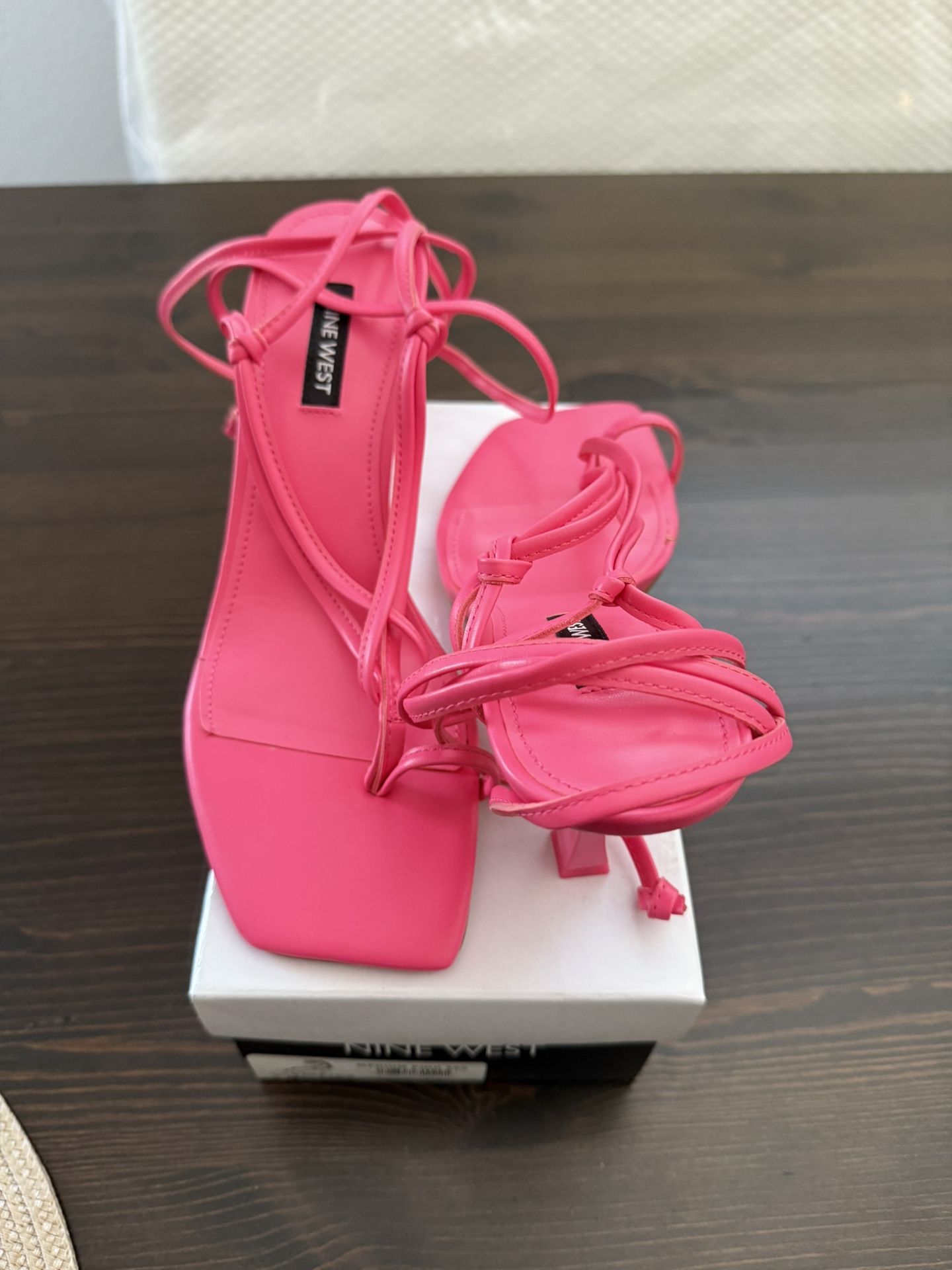 Pink Strappy Sandal heels