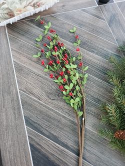 Holiday vase decor picks, ea