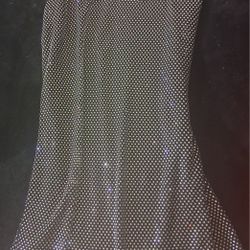 Rhinestone  Beautiful Dress 