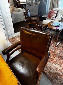 Leather chairs