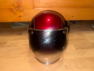 Open face helmet