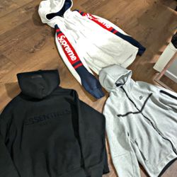 Back to school sale! Multiple Nike, Essentials, Supreme hoodies on SALE NOW! All fit M&L