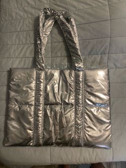 new silver Bath & Body Works bag