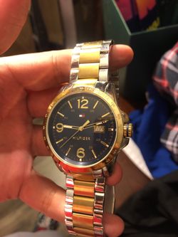 Tommy Hilfiger watch gold and silver