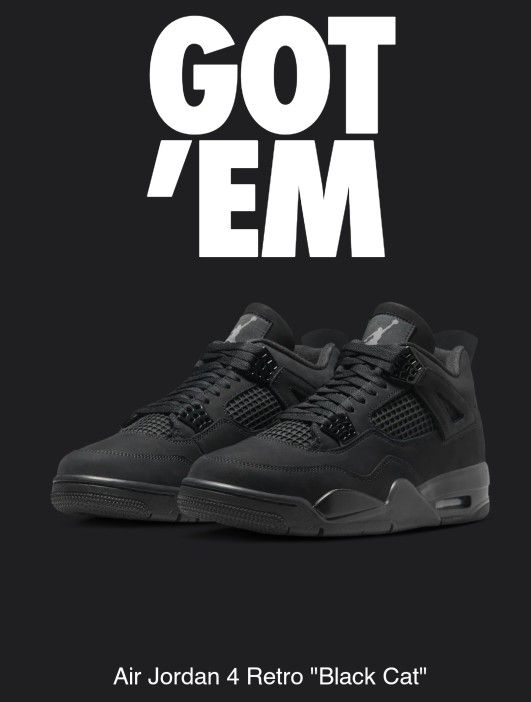 Jordan 4 Black Cat