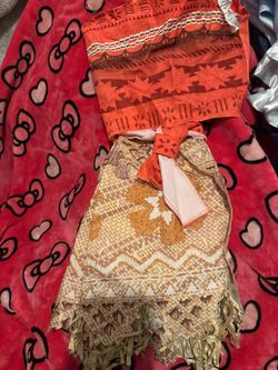 Moana Kids Costume Dress 4/6