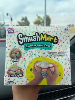 SmushMart Rainbow Layer Cake Squishy Toy
