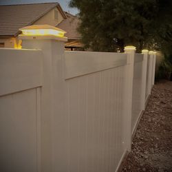 Vinyl Fence LED Caps 