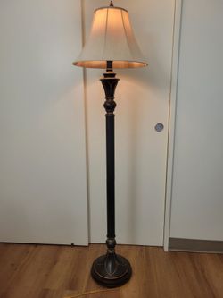 Bronze floor lamp