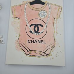 Chanel Portrait 19"L X13"W