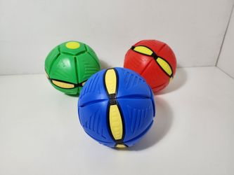 Kids Flat Throw Disc Ball - Flying Ufo Magic Balls -Children'S Toy Indoor Outdoor Sport Ball