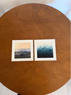 Art Prints Set: Ocean Wave & Forest