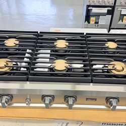 New Dacor 48” Wide Cooktop Stainless Steel