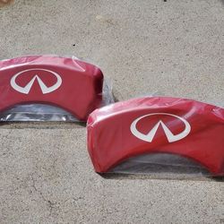 Red Brake Caliper Covers 2003 Thru 2005 Infiniti G35 