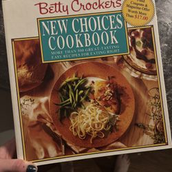 Betty Crocker New Choices Cookbook *NEW*