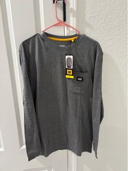 CAT caterpillar shirt long sleeve small men new