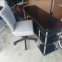 Office Chair/desk Like New NEGOTIABLE! Must Go!