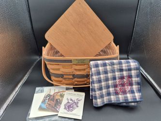 1992 Longaberger J W Collection Cake Basket