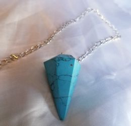 Natural turquoise pendant or pendulum