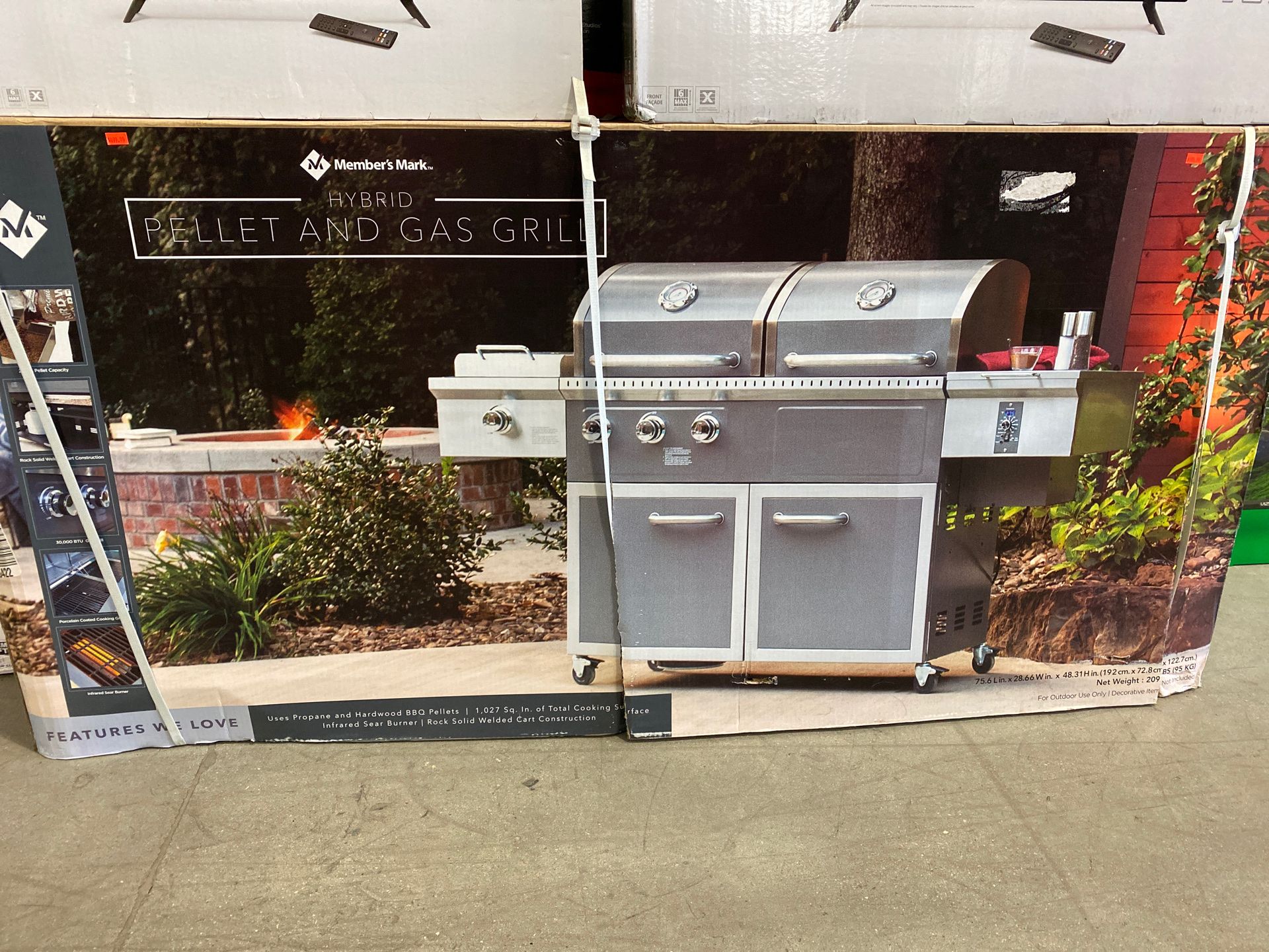 Members Mark Hybrid Pellet And Gas Grill