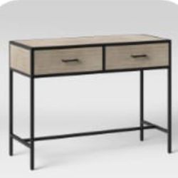 Brand New Console Table Light Gray With Drawers 