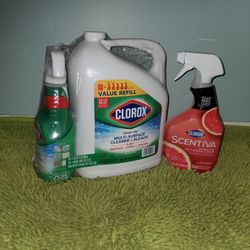 Cloroz Clean-up 32oz & 180oz / Clorox Scentiva 32oz