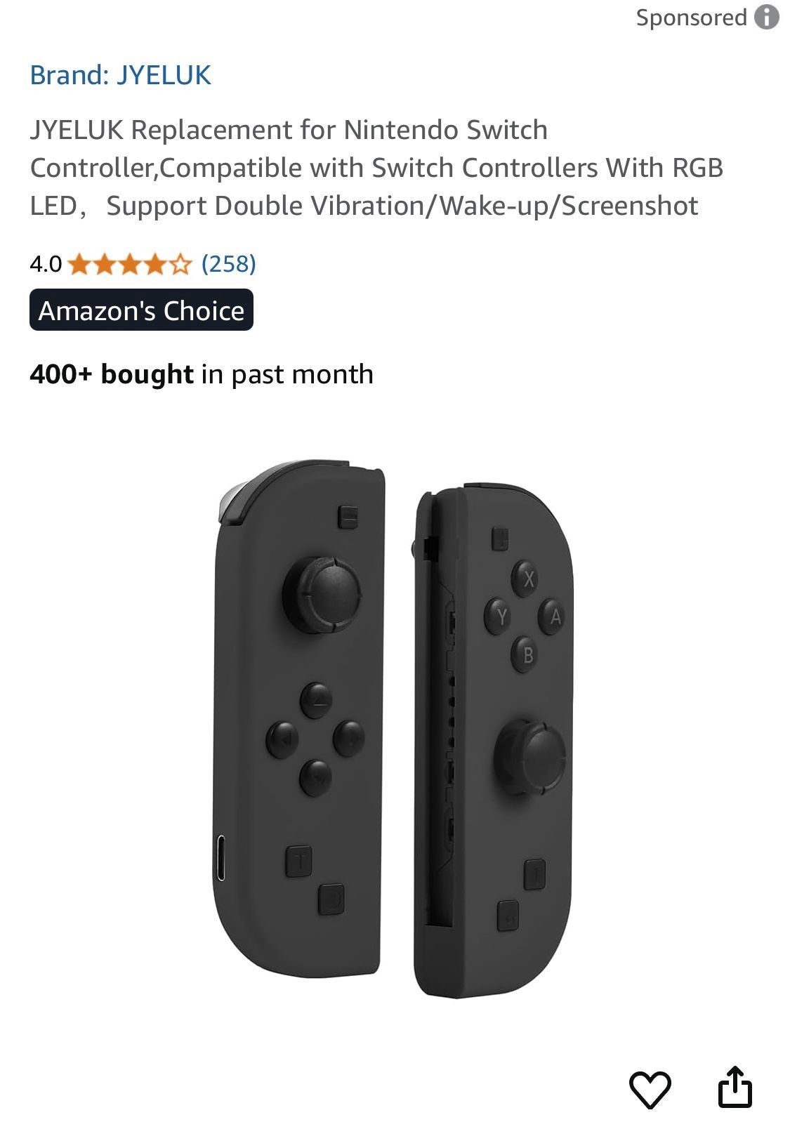 third-Party joy cons For first Switch New