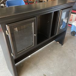 Desktop Hutch, 55” Wide Good Condition 