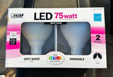 LED 75 Watt Light Bulbs 2 Pack