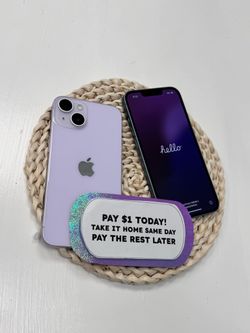 Apple iPhone 14 - Pay $5 DOWN AVAILABLE - NO CREDIT NEEDED
