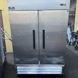 two Door Cooler On Wheels