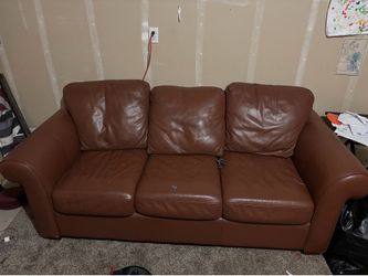 Leather couch