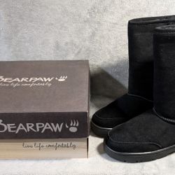 BearPaw 405-m Dream Tall Suede Sheepskin Lined Boots Size Women's 8