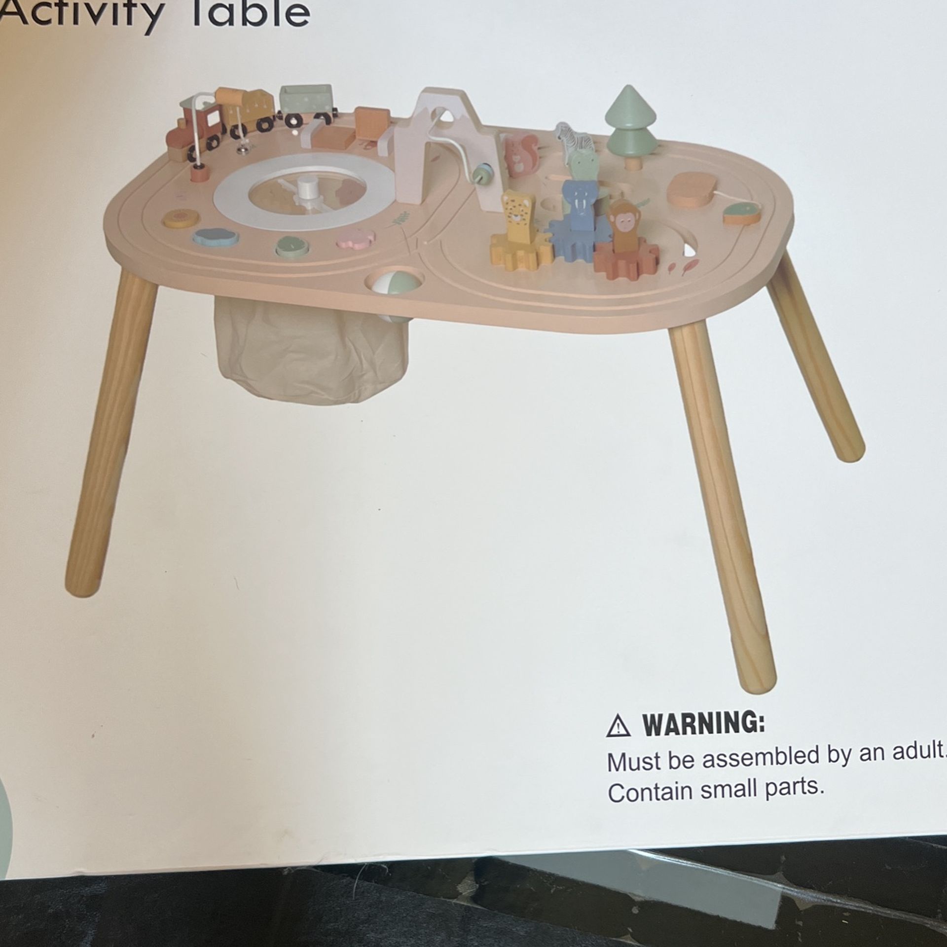 Wooden Activity Table Brand New L