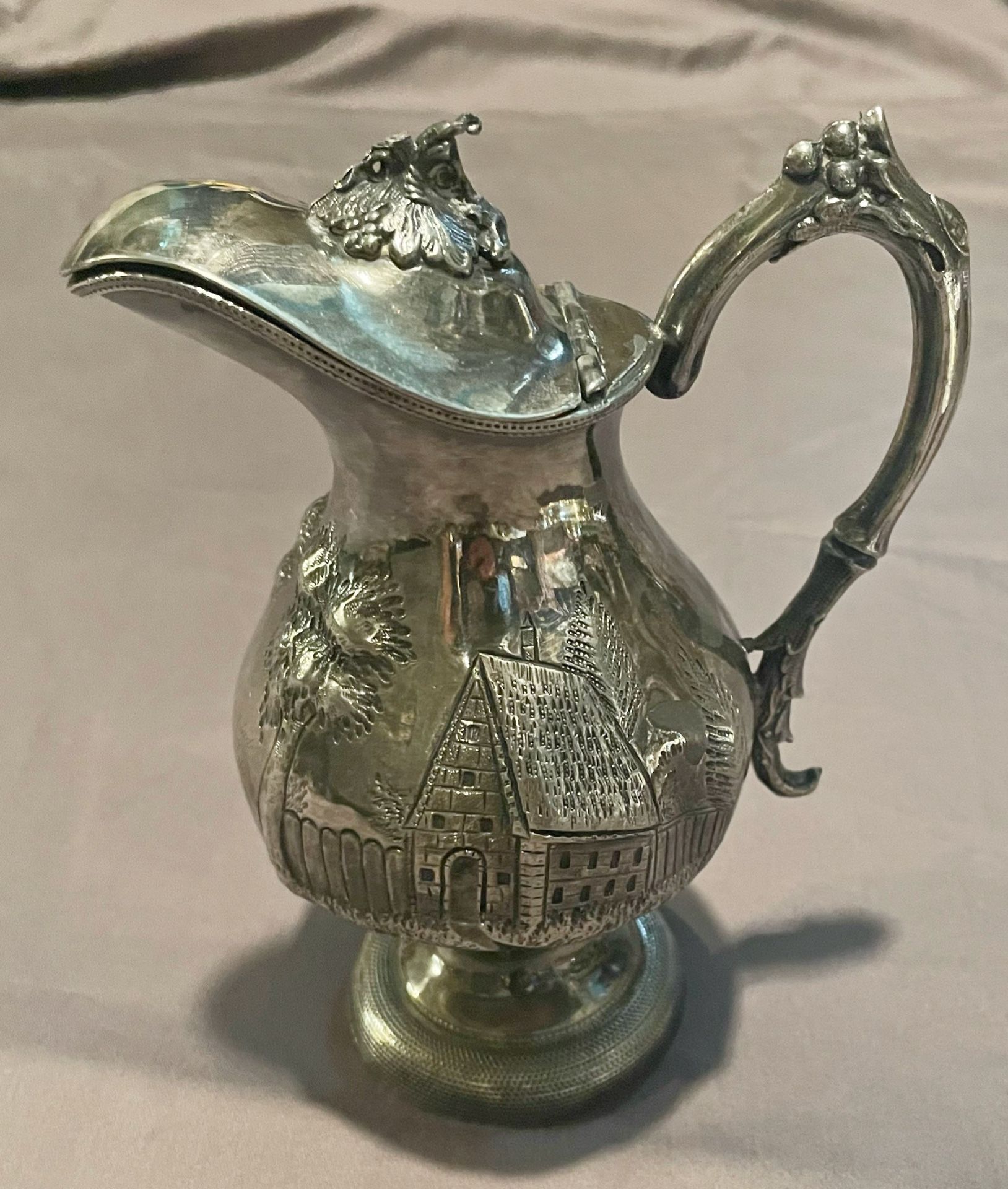 Antique Silverplate Small Carafe