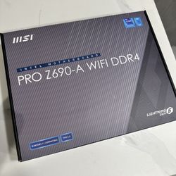 MSI PRO Z690-A WIFI DDR4 LGA 1700 Intel Z690 ATX Intel Motherboard