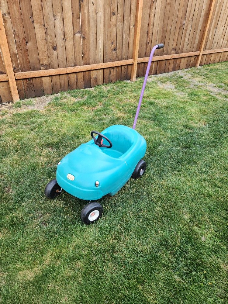 Kids Pushing Toy
