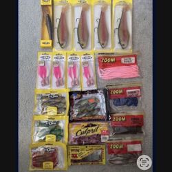 FISHING Bait Lures New OLD Stock STORM ZOOM TUSANAMI STRiKE KING CULPRIT
