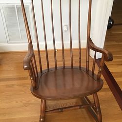 ORIGINAL HITCHCOCK ROCKING CHAIR, Hand Stenciled