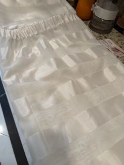 2 white door sheer