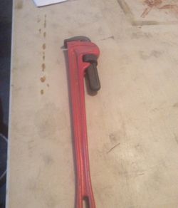 Ridge 24” pipe wrench 35.00