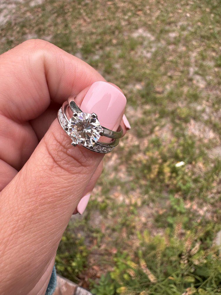 3.0 Ct Diamond Wedding Ring Set 