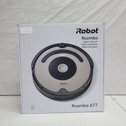 iRobot Roomba 677 Smart Wi-Fi Connected Multisurface Robot Vacuum