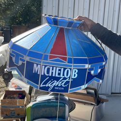Vintage Michelob Beer Lighted (パブミラー) Vtg Rare Michelob Light Lighted Beer Bar Wall Sign Florescent
